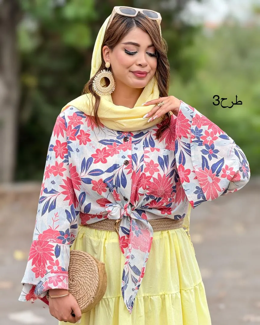 شومیز آستین عروسکی کدh302