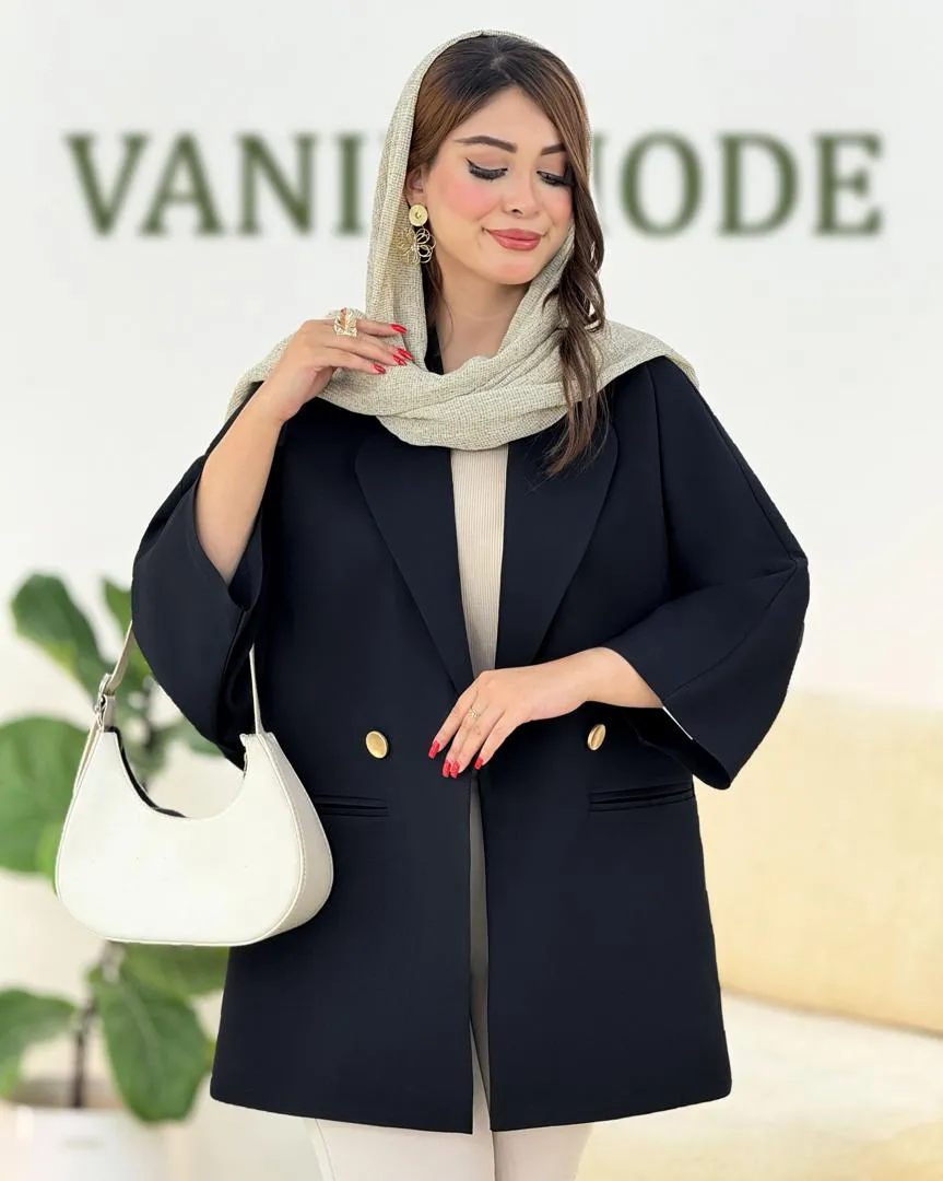 کت مازراتی یقه انگلیسی جیب نما کد h383