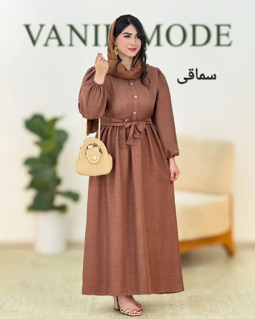 پیراهن بلند بهاری کد g797