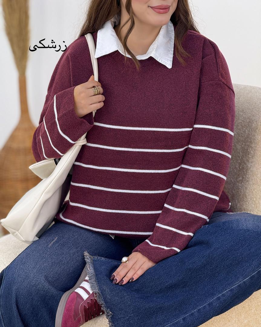 بلوز بافت راه راه