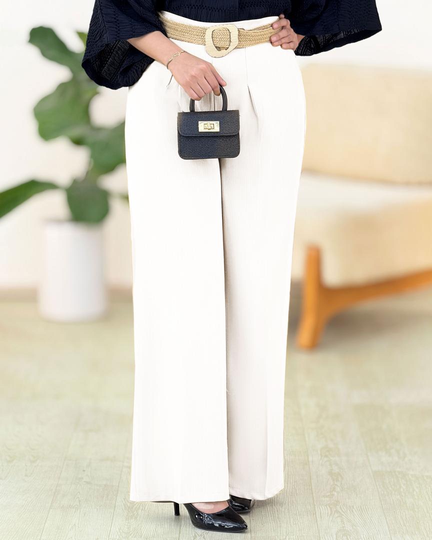 شلوار کریشه پیلی دار کد h99