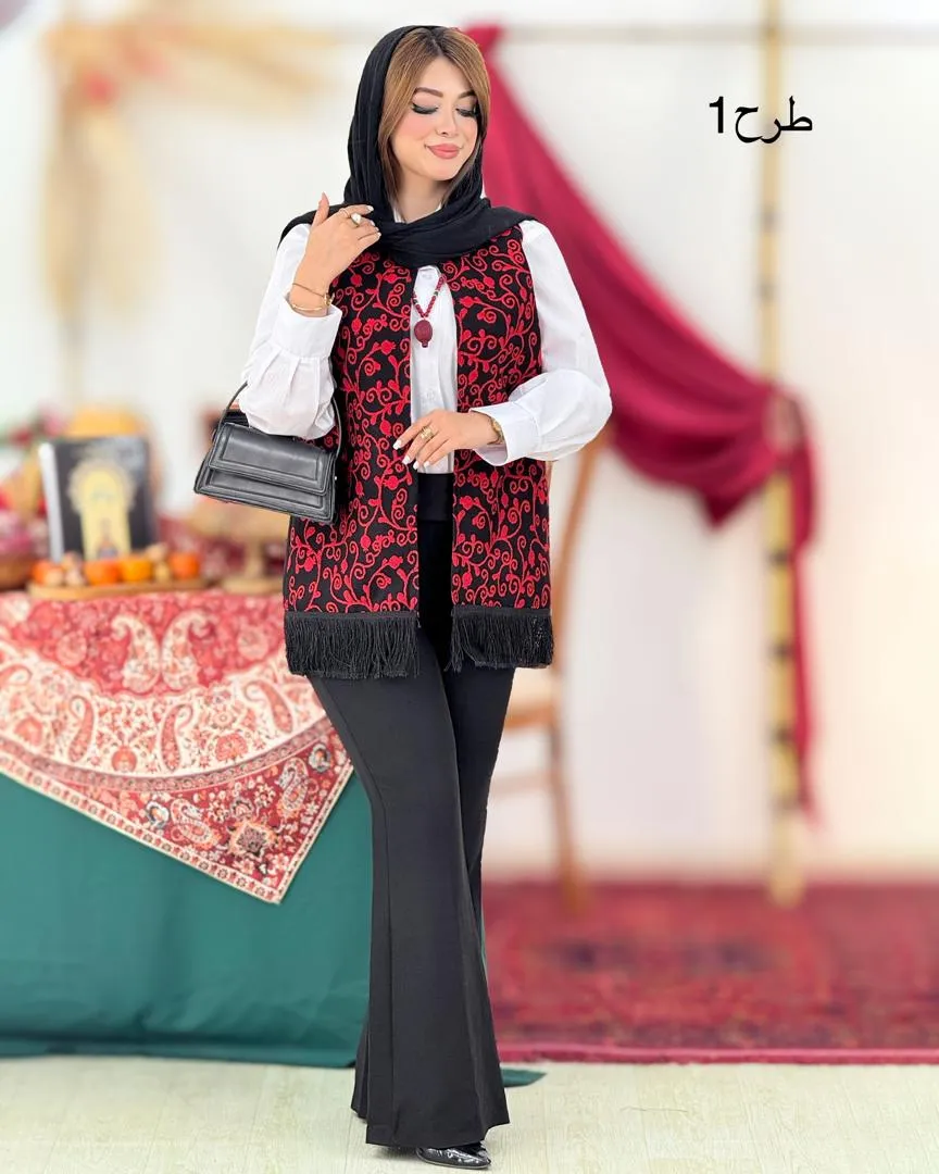 جلیقه پایین ریش یلدایی کد h770