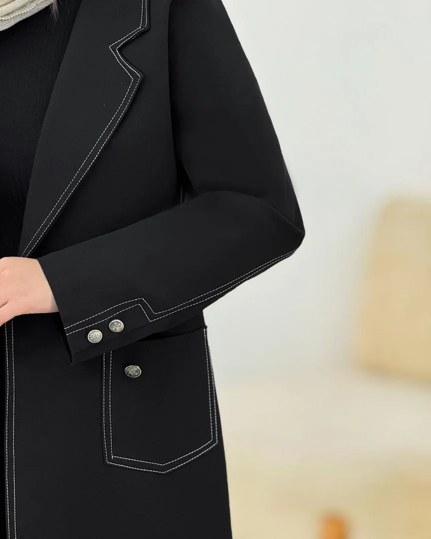 کت زنانه دمسه دوزی کد h456