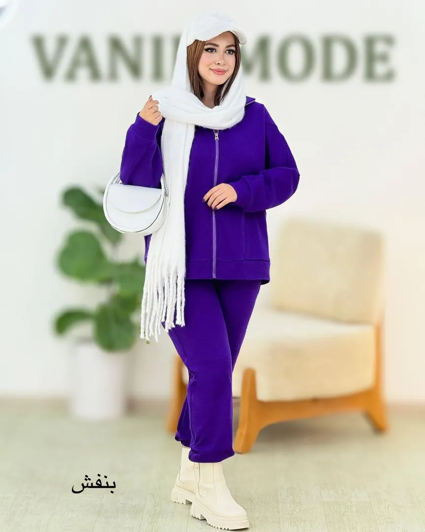 ست دورس شلوار جلو زیپ دار کد h583