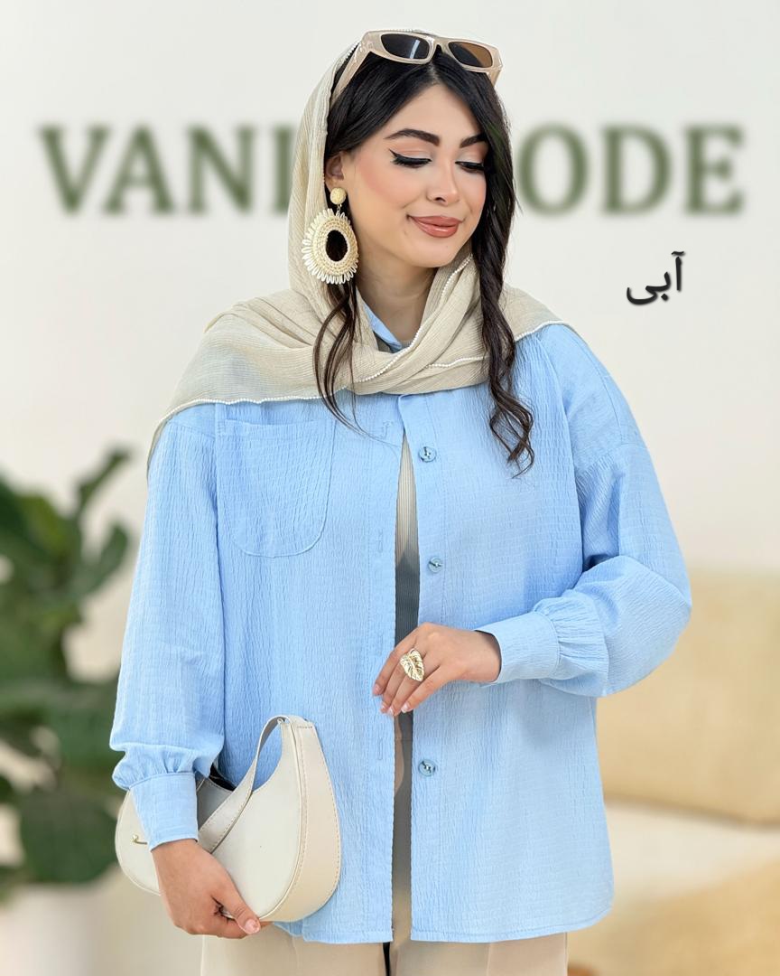 شومیز جیب دار اطلس کد h4