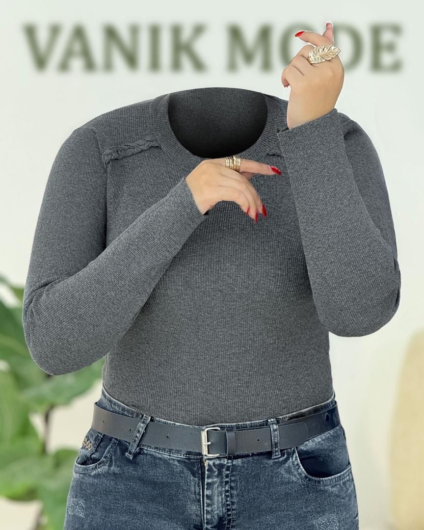 بلوز فانریپ یقه گرد کد h406