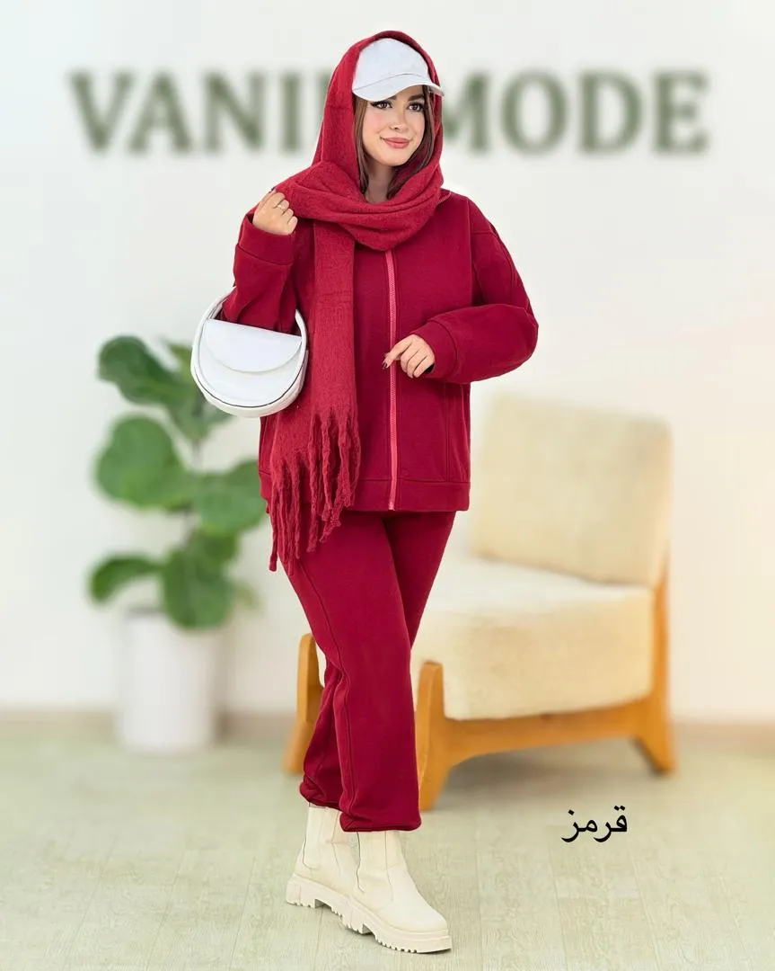 ست دورس شلوار جلو زیپ دار کد h583