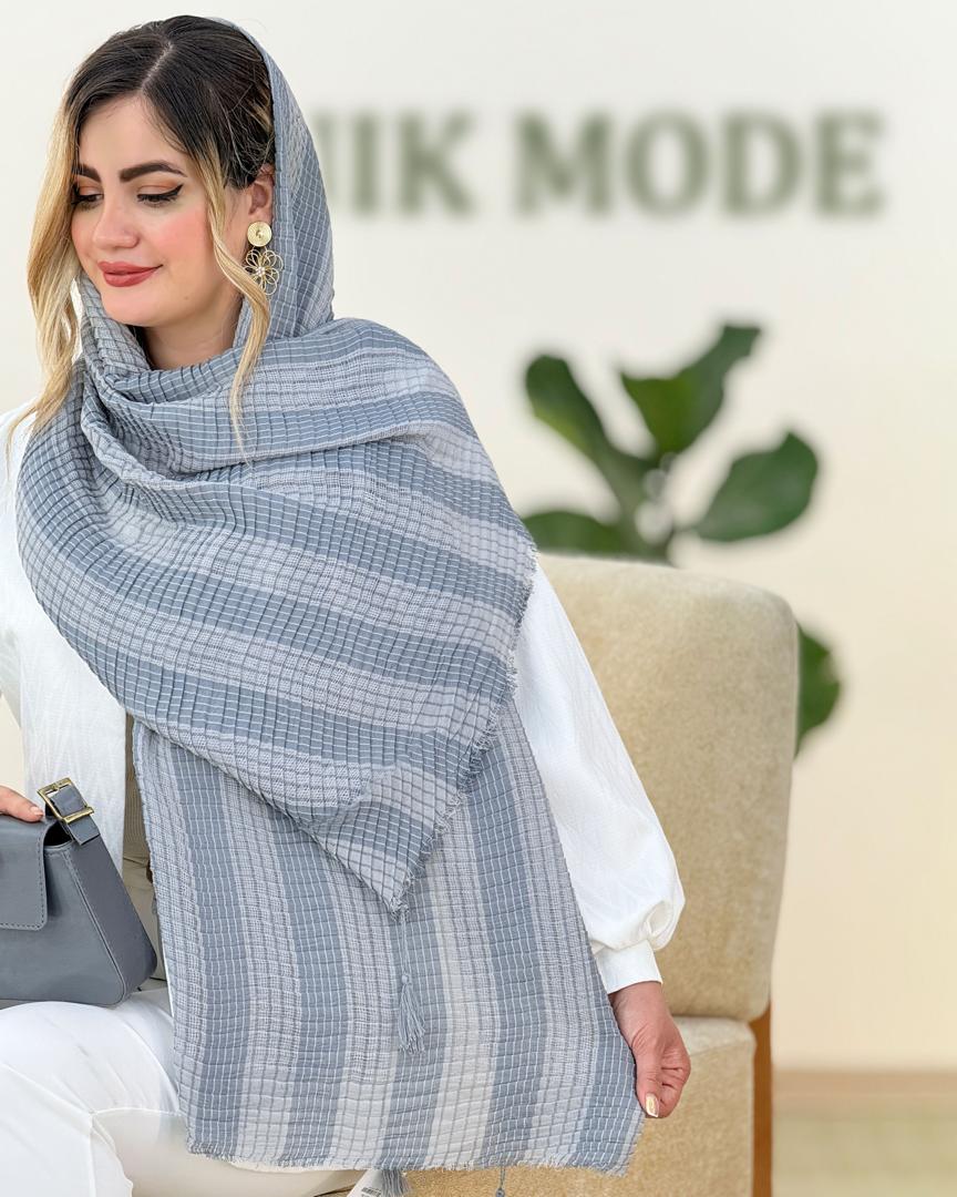 شال حصیری منگوله دار کد h174