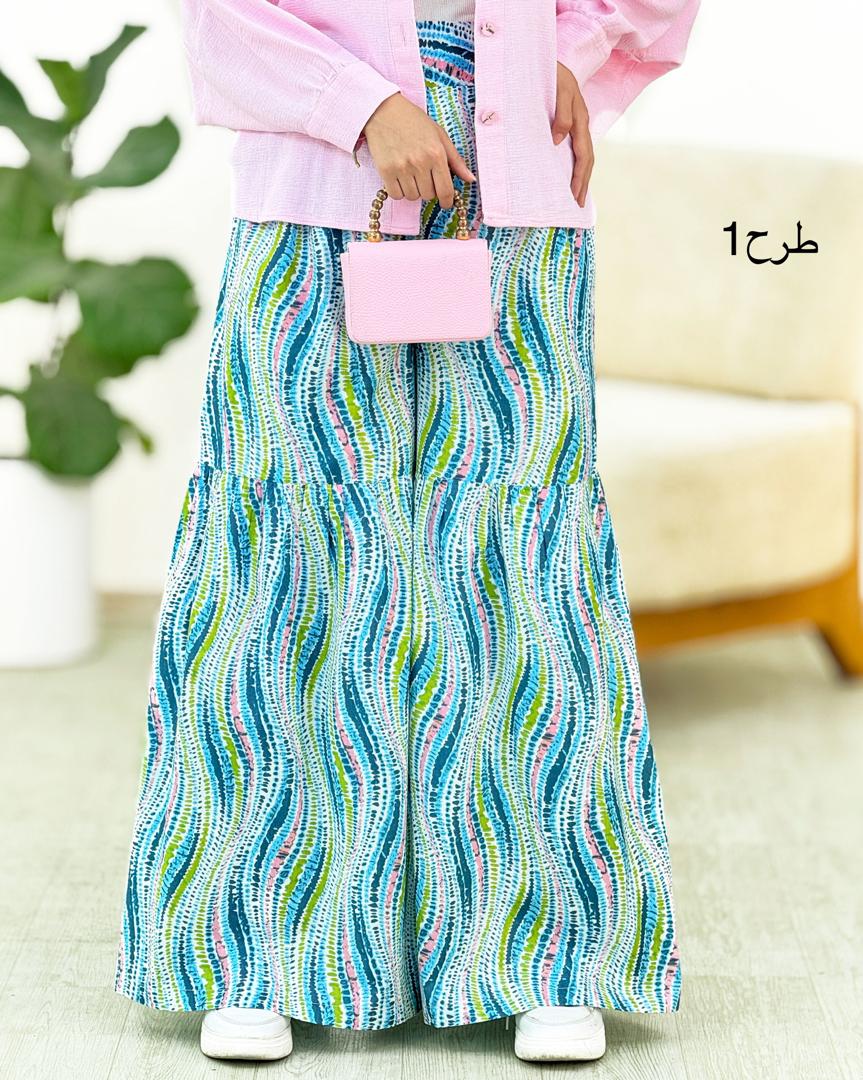 شلوار لینن باتیک هندی کد h196