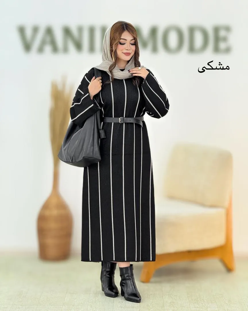 کفتان بافت بلند یقه کشباف کد h659