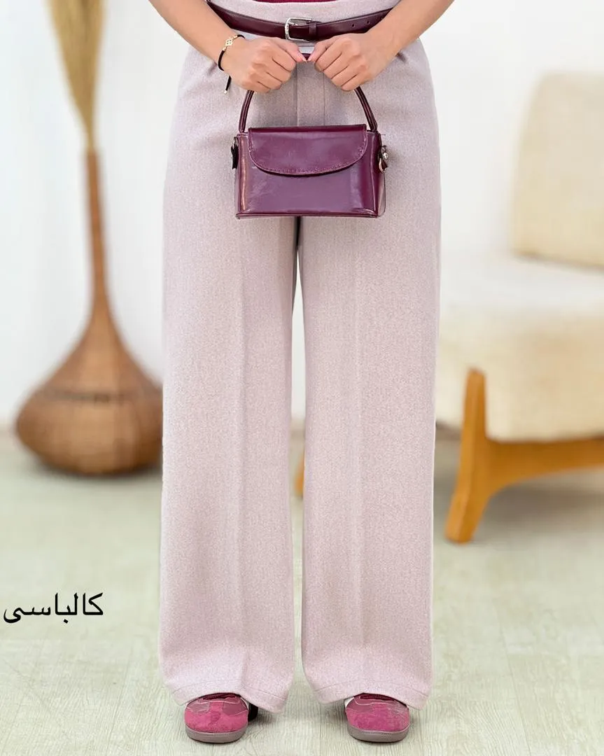 شلوار فوتر بگ پیلی دار کد h634