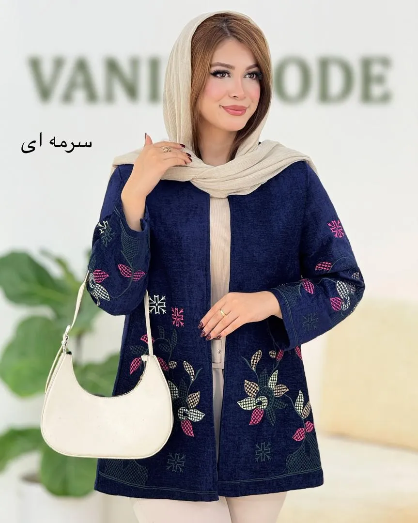 کت مخمل گلدوزی کد h613