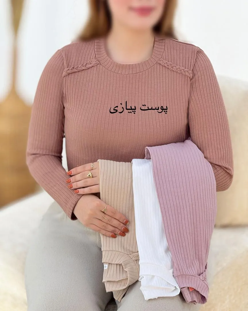 بلوز زنانه آستین بلند فانریپ کد h690