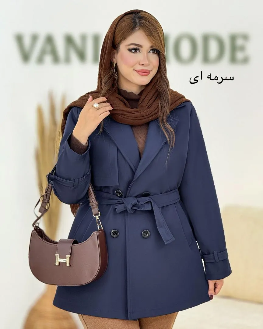 بارانی بلند سانتانا ضد آب کد h694