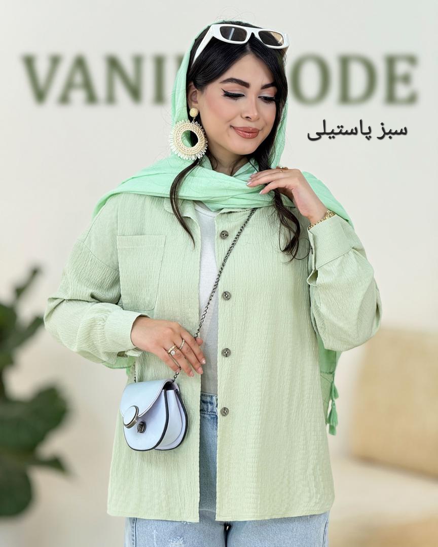 شومیز جیب دار اطلس کد h4