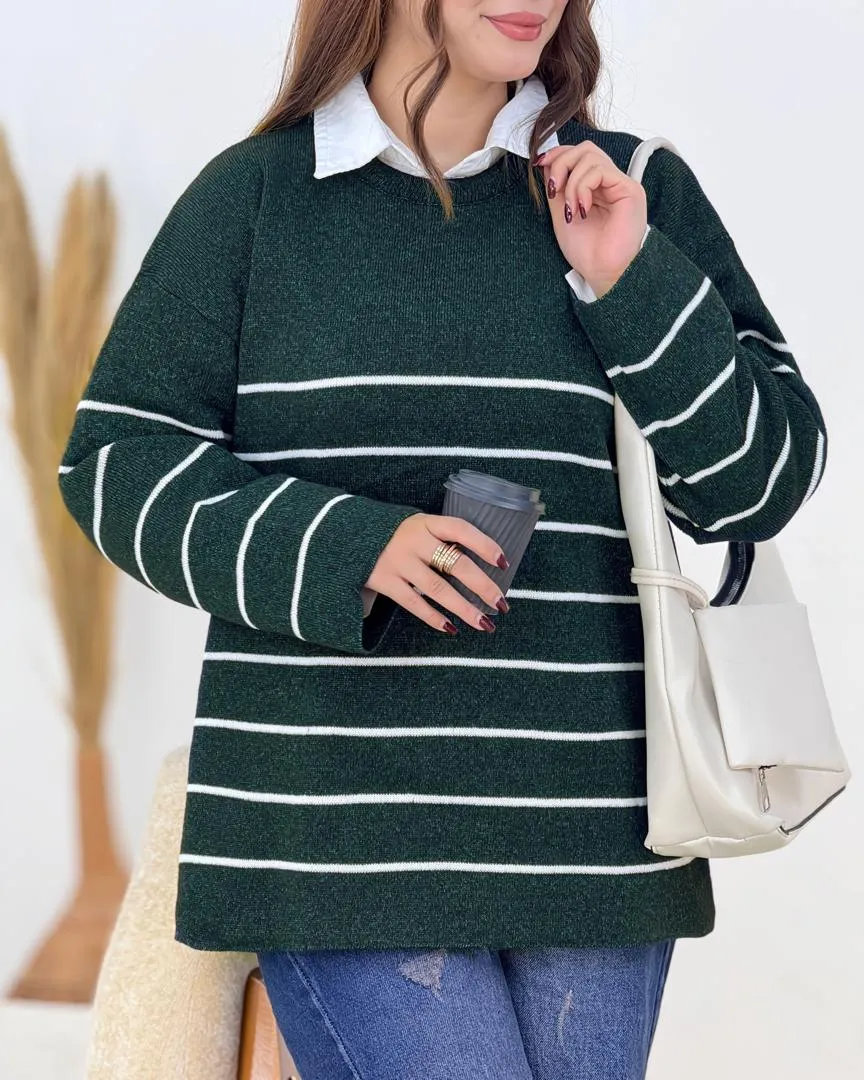 بلوز بافت راه راه