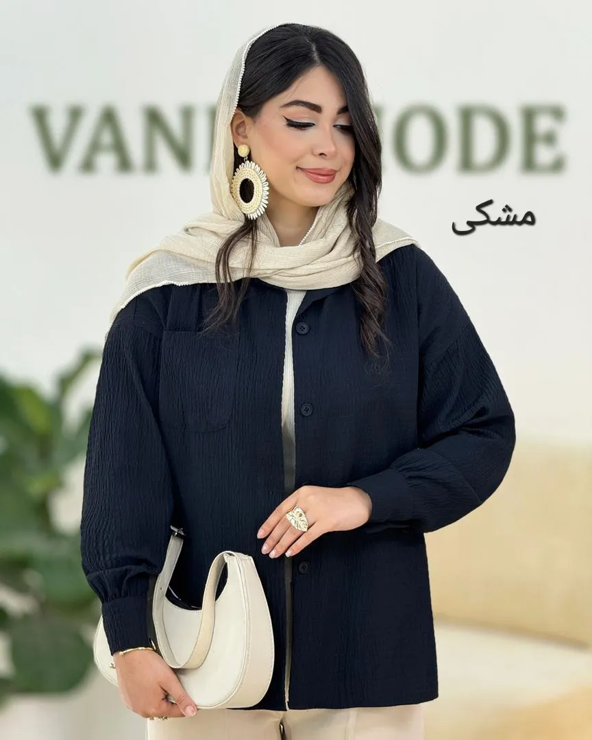 شومیز پیلی دار کرسپو کد h1