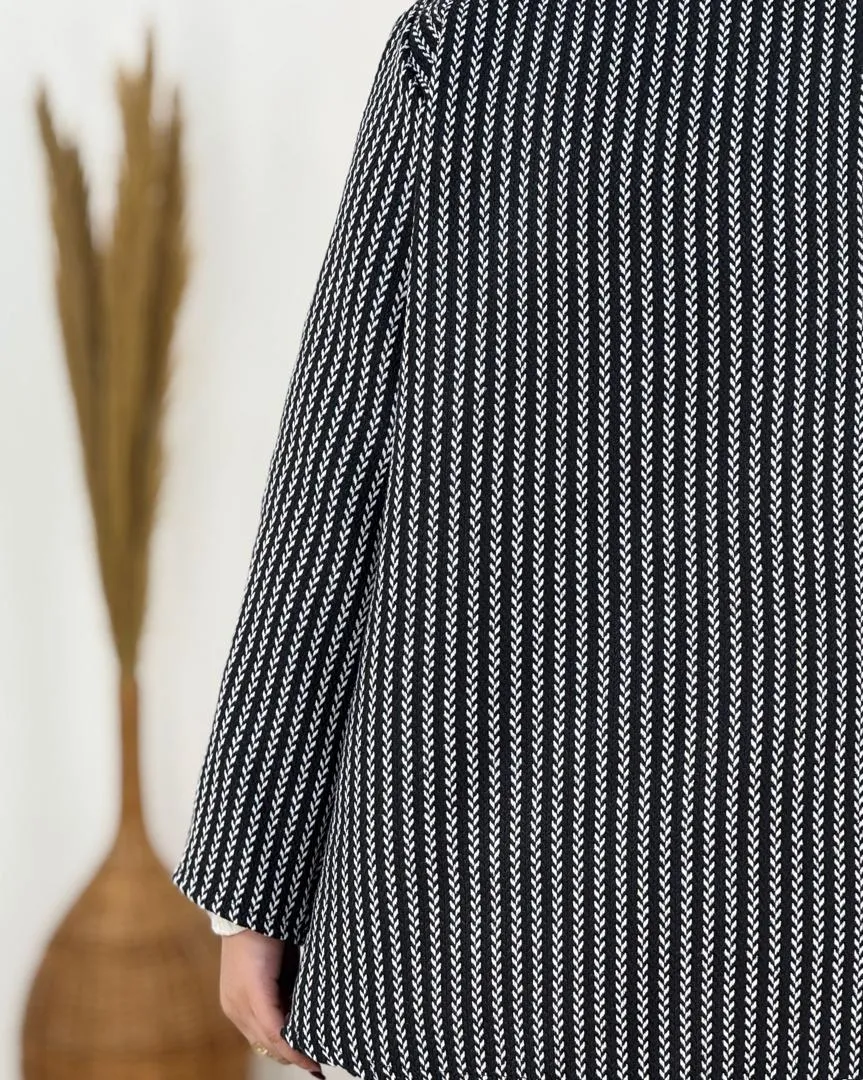 کت دامن کمربند دار گندمی کد h730