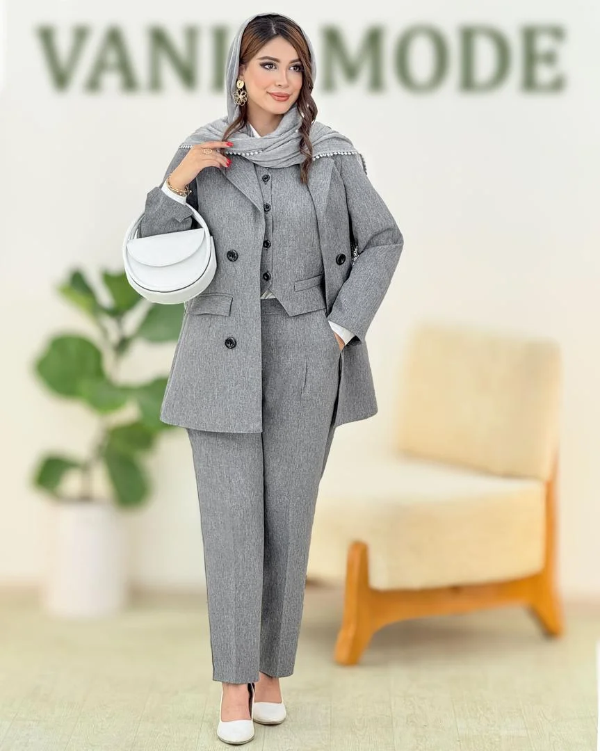 کت شلوار جلیقه پرشیا دیپلمات کدH335