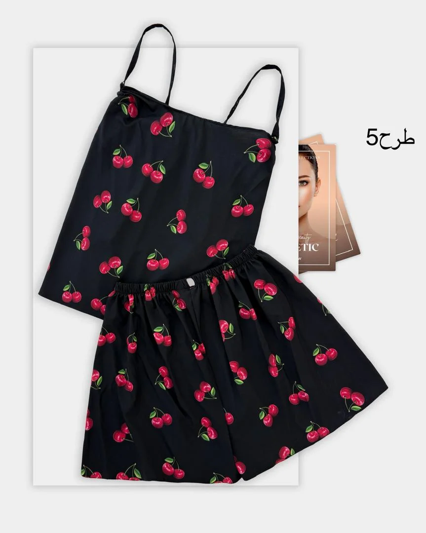 تاپ شلوارک بوگاتی چاپی کدh371