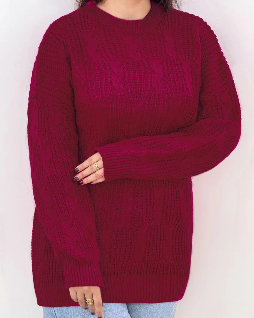 بافت یقه گرد سرشانه افتاده کد h522