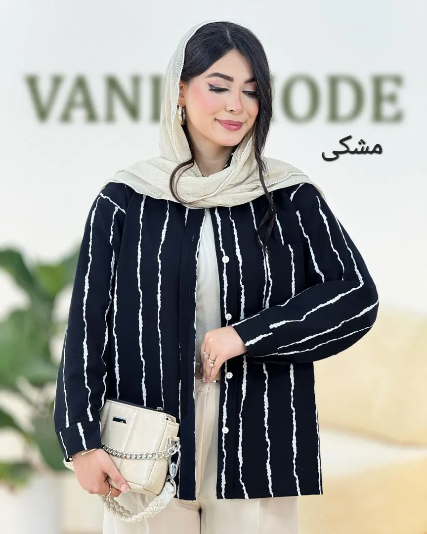 شومیز السا جلو دکمه دار کد g969