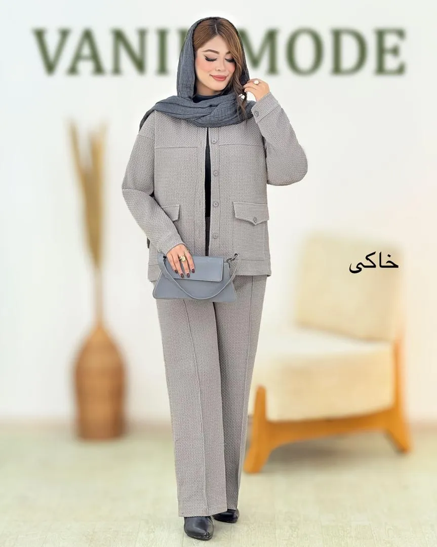 ست کت شلوار کوک دوزی کد h724