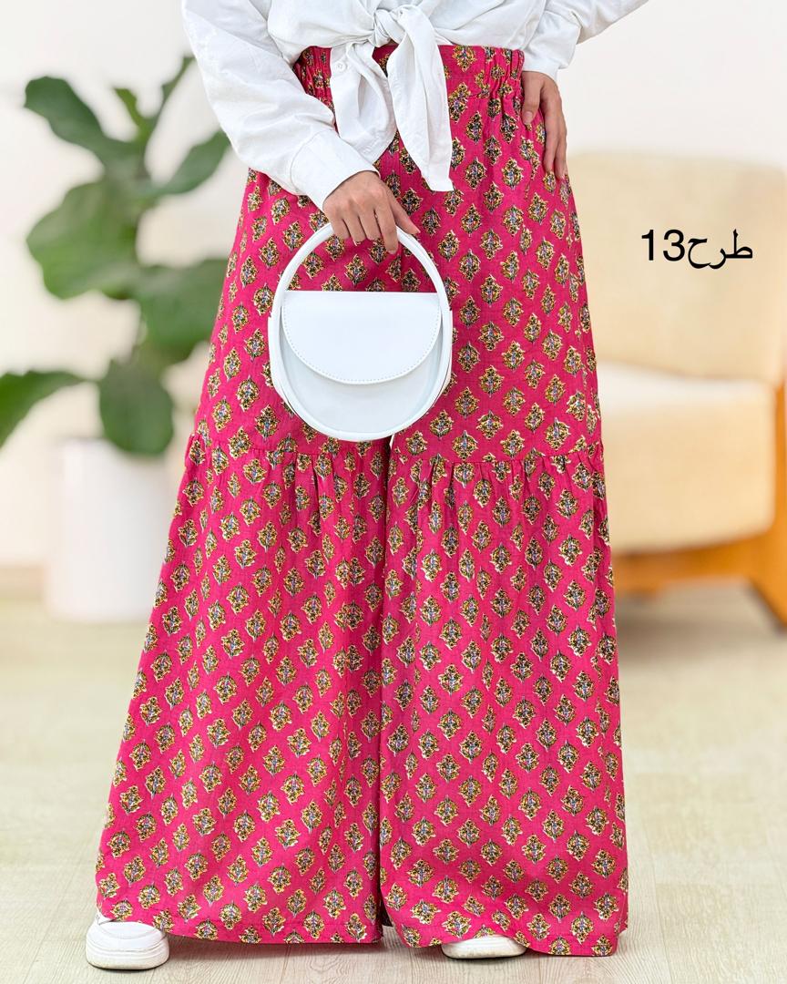 شلوار لینن باتیک هندی کد h196