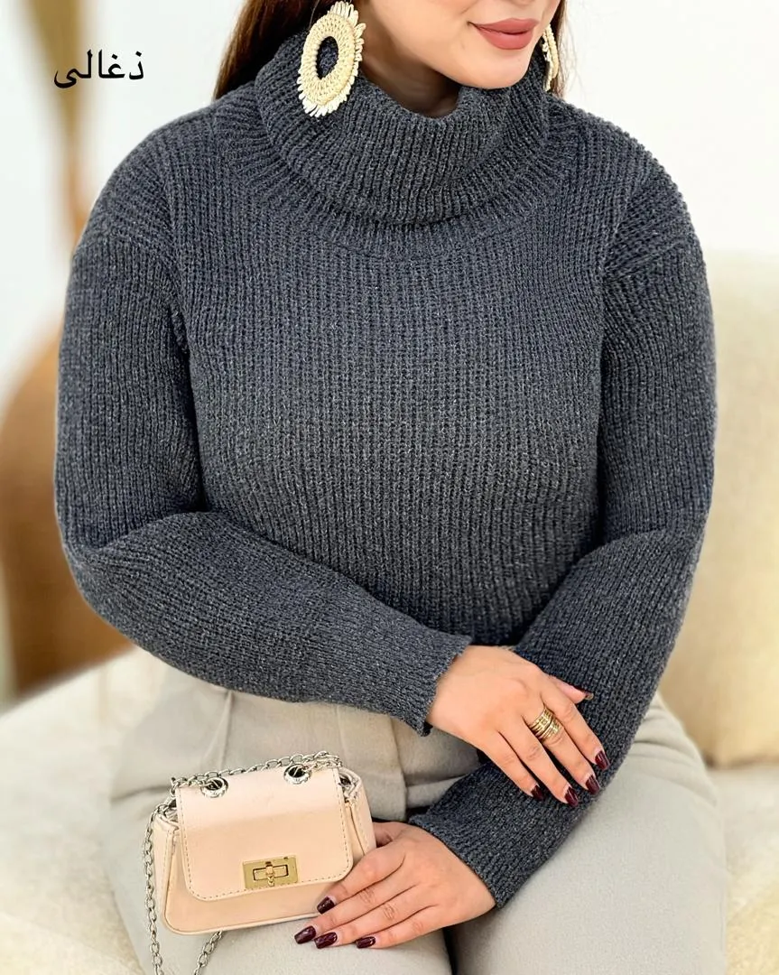 بلوز بافت یقه اسکی کد h655