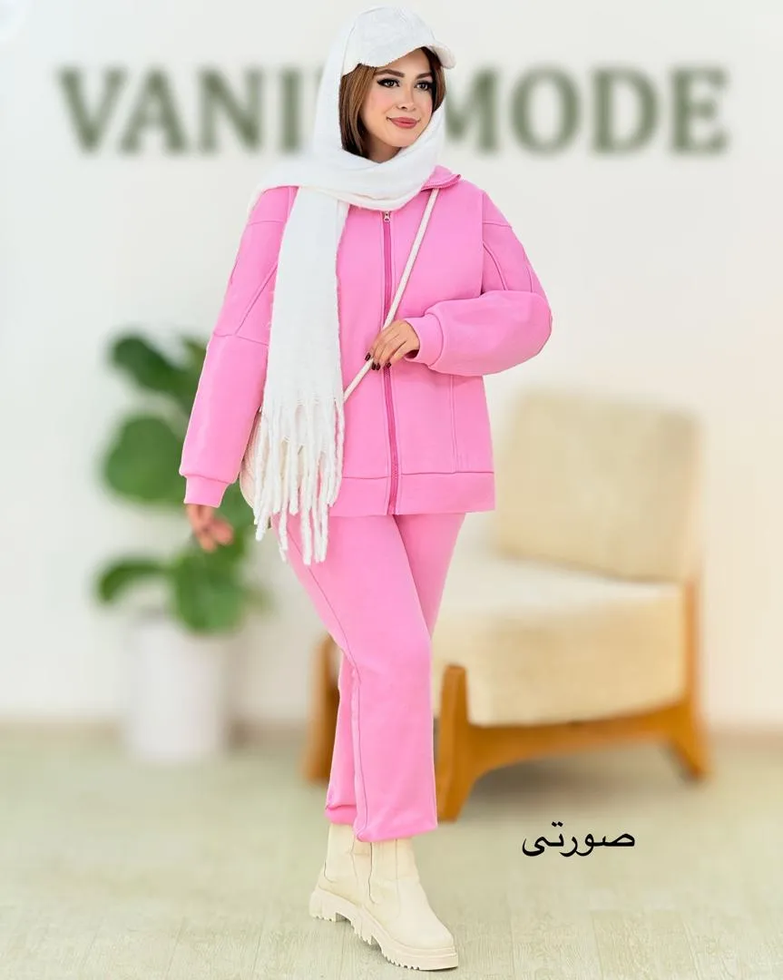 ست دورس شلوار جلو زیپ دار کد h583