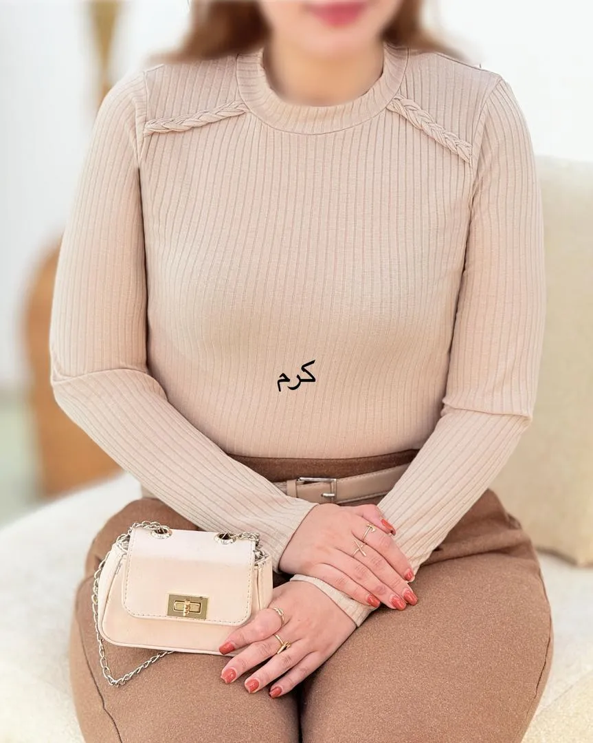 بلوز زنانه آستین بلند فانریپ کد h690