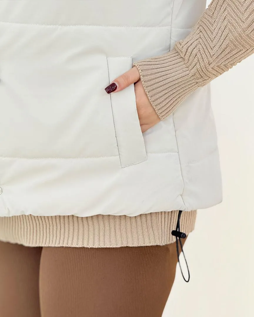 پافر آستر دار کلاه دار زنانه کد h630