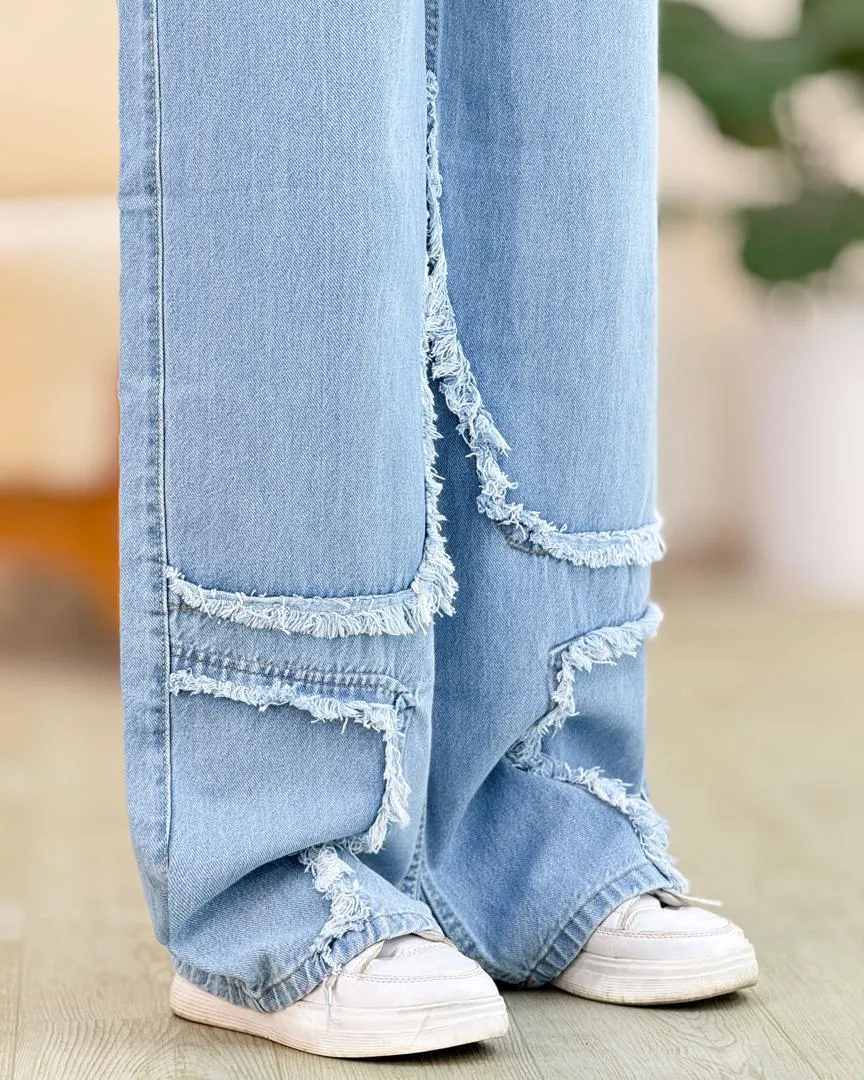 شلوار واید لگ بلند کد g927