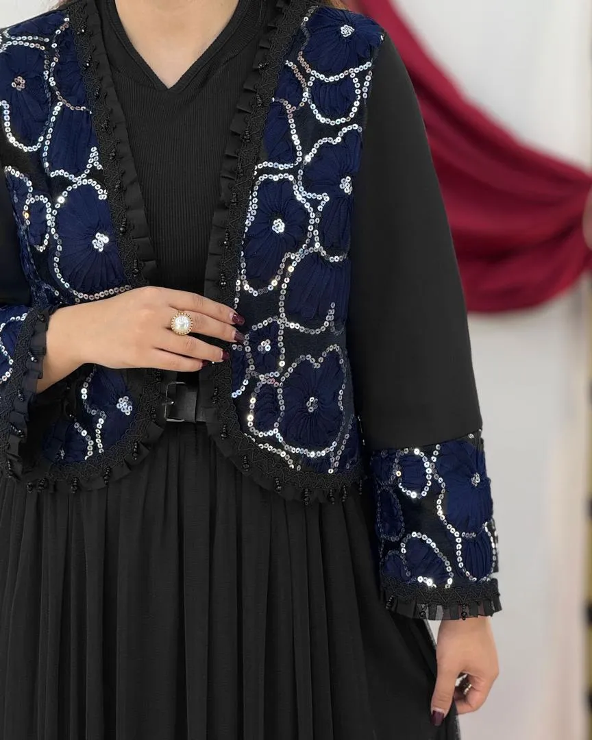 ست سه تیکه کت دامن و شال کد h725