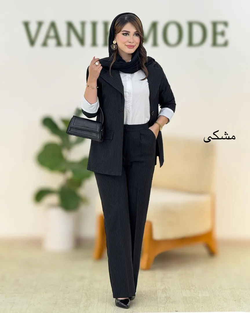 کت شلوار پرشیا دیپلمات آستین مچ سفید کد f982