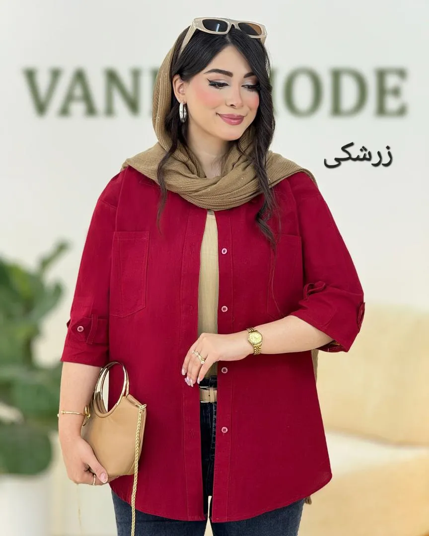 شومیز اسپرت دو جیب کد g971