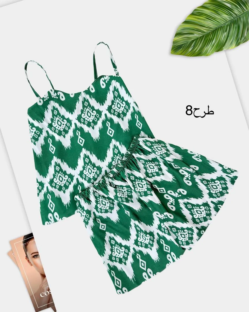 تاپ شلوارک بوگاتی چاپی کدh371