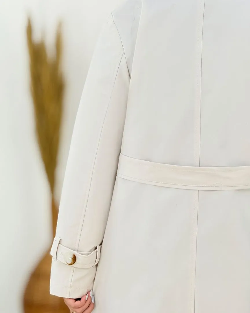 بارانی یقه انگلیسی داخل آستردار کد h728