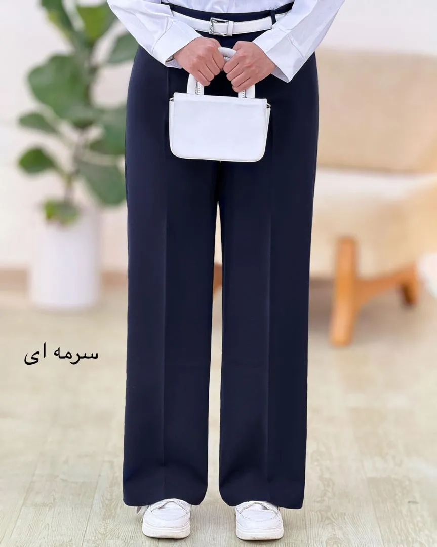 شلوار مازراتی دبل بگ پیلی دار کد h291