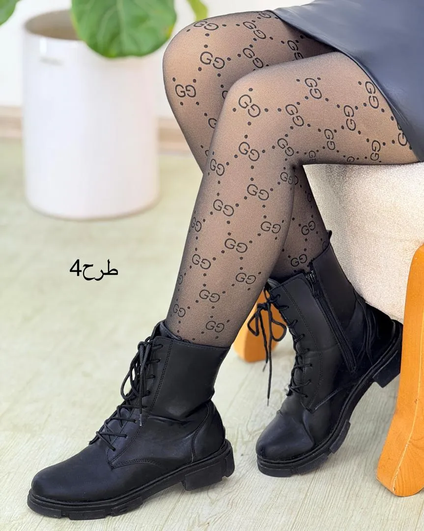 جوراب شلواری توکرکی سه بعدی کد h697