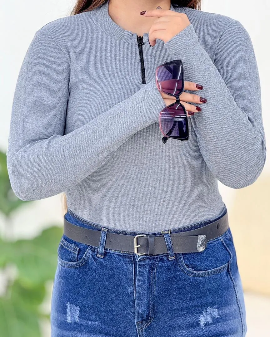 بلوز فانریپ نیم زیپ کد h644