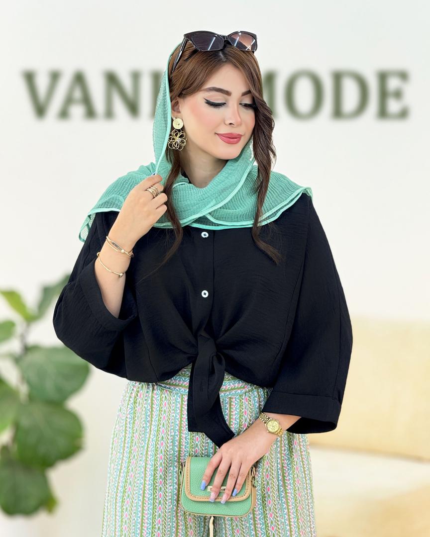 شومیز گره ای شانتون صوفیا کد h132