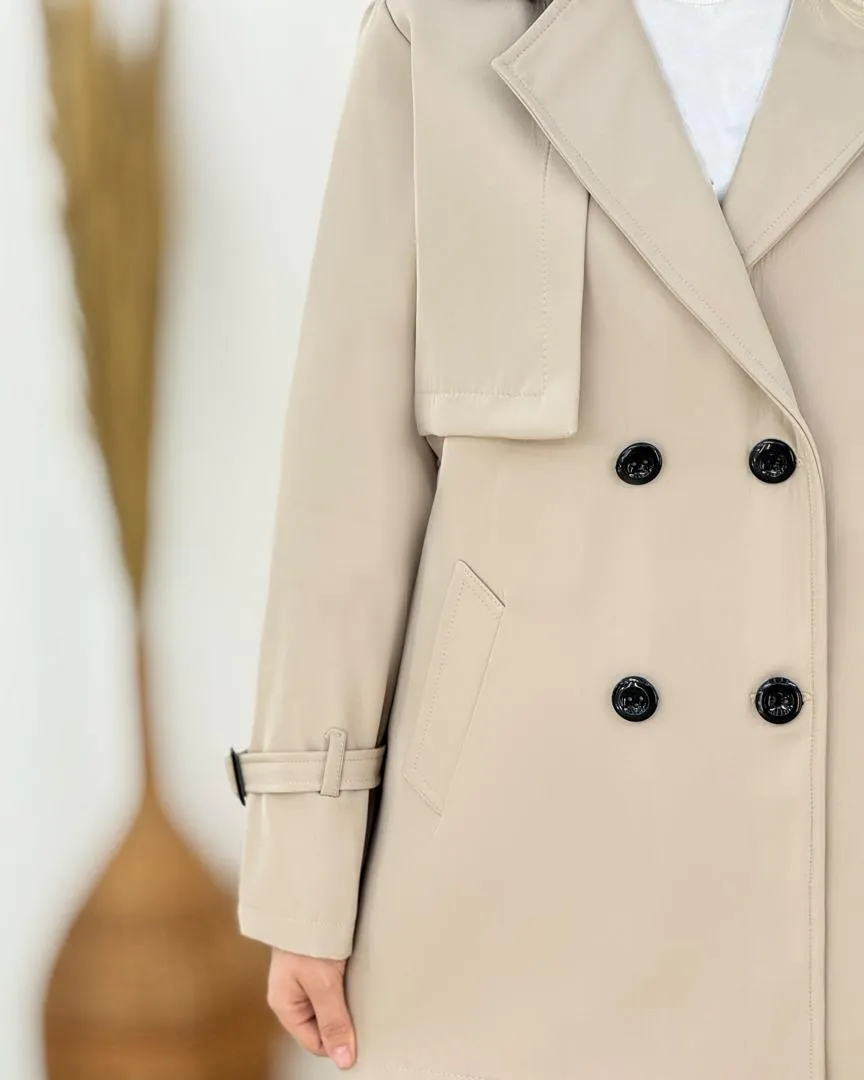 بارانی بلند سانتانا ضد آب کد h694